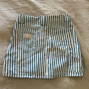 Ganni stripped blue skirt, size 38